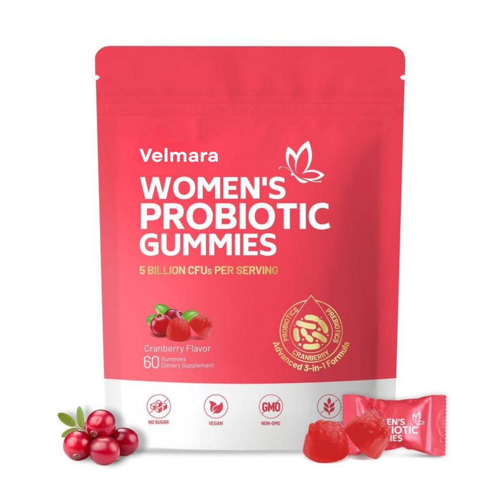 Velmara Cranberry Probiotic Gummies