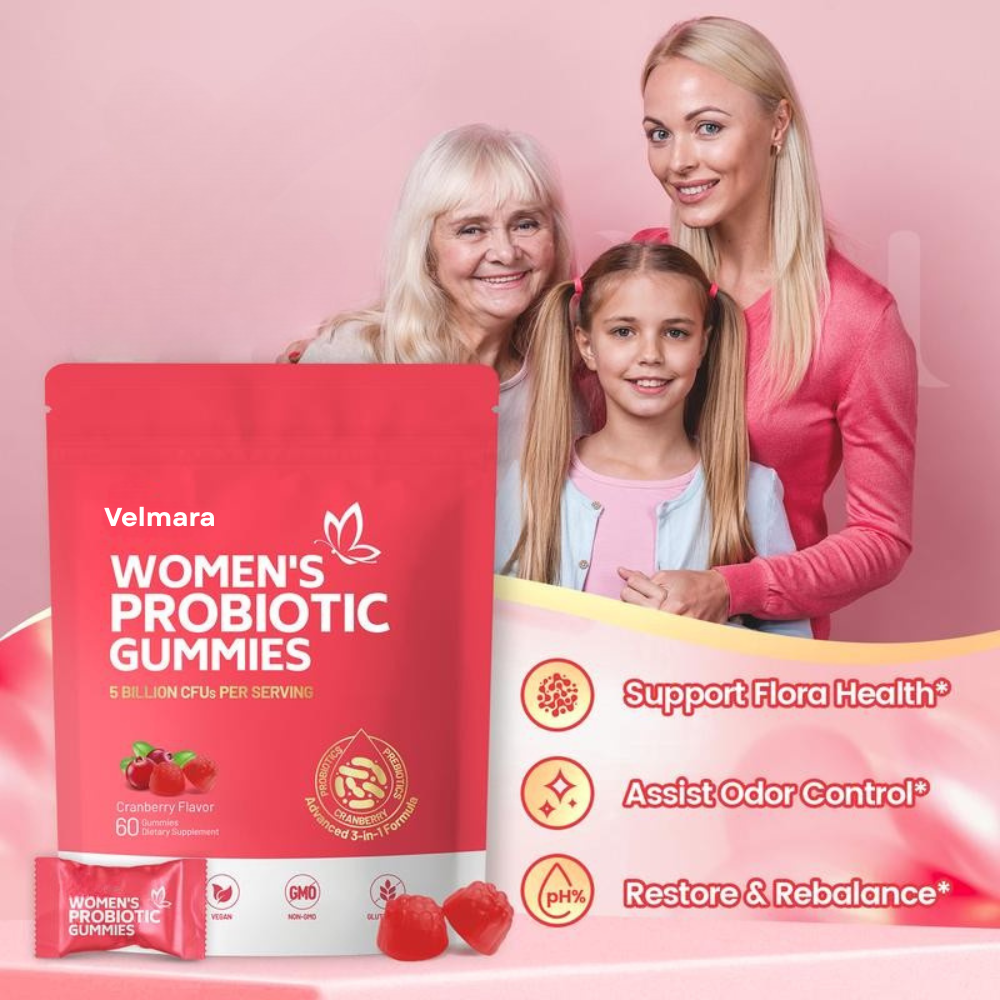 Velmara Cranberry Probiotic Gummies