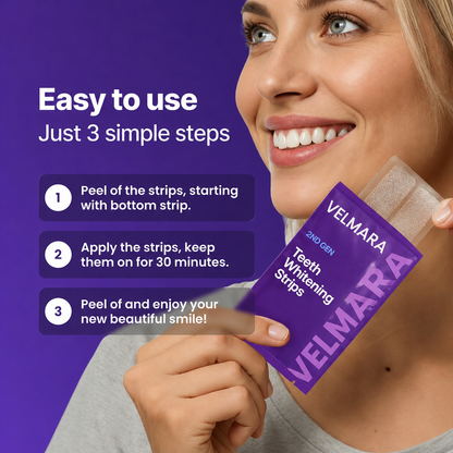 Purple Teeth Whitening Strips VIP