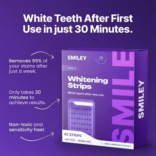Purple Teeth Whitening Strips