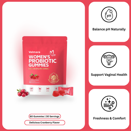 Velmara Cranberry Probiotic Gummies