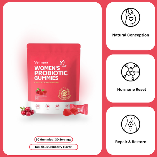 Velmara PCOS Support Probiotic Gummies