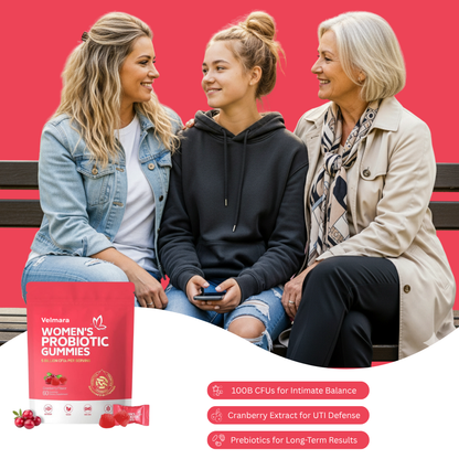 Velmara Cranberry Probiotic Gummies