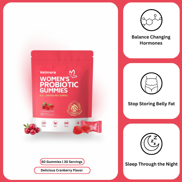Velmara Menopause Support Probiotic Gummies