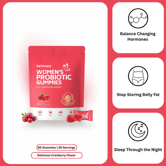 Velmara Menopause Support Probiotic Gummies
