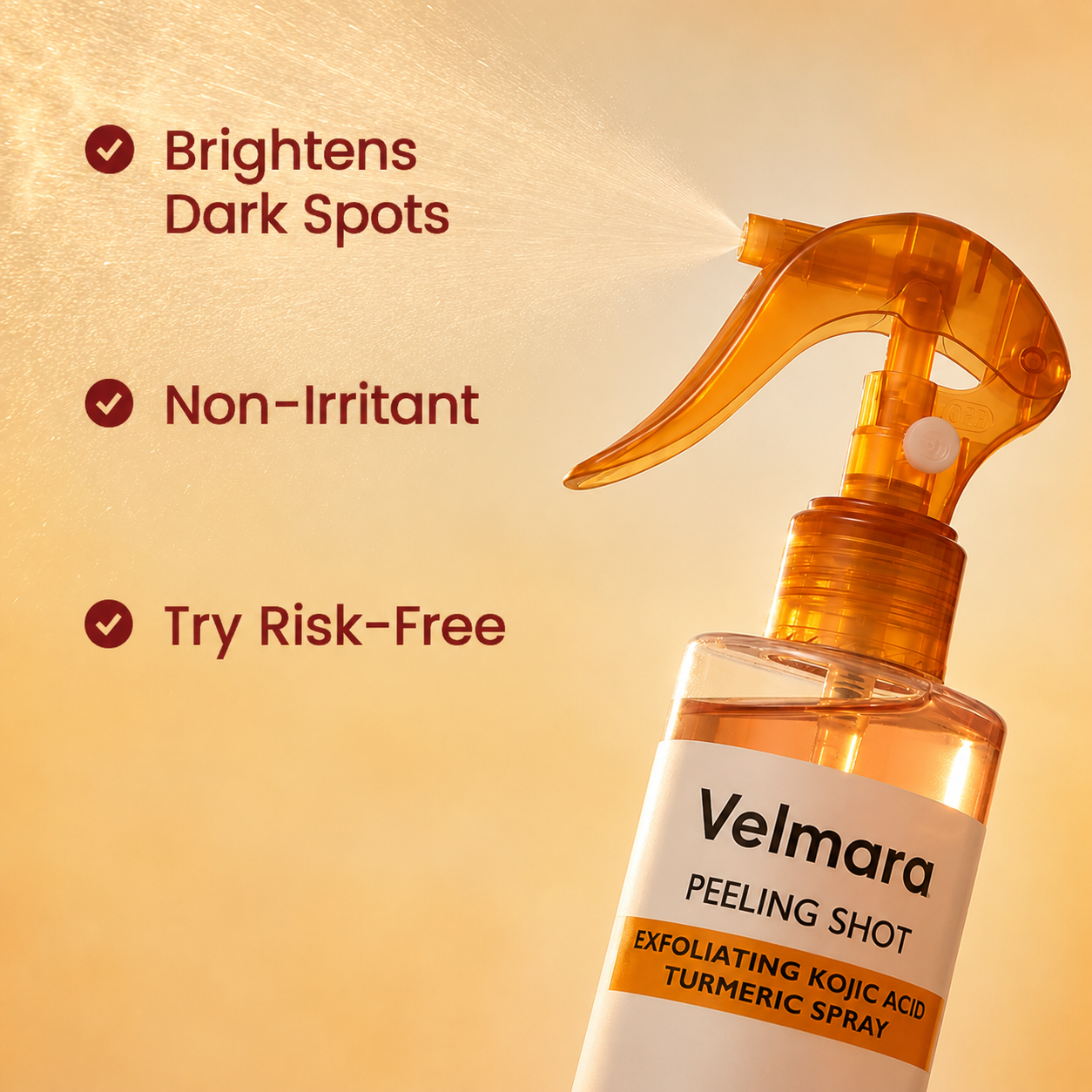 Velmara Brightening Peel Shot Spray