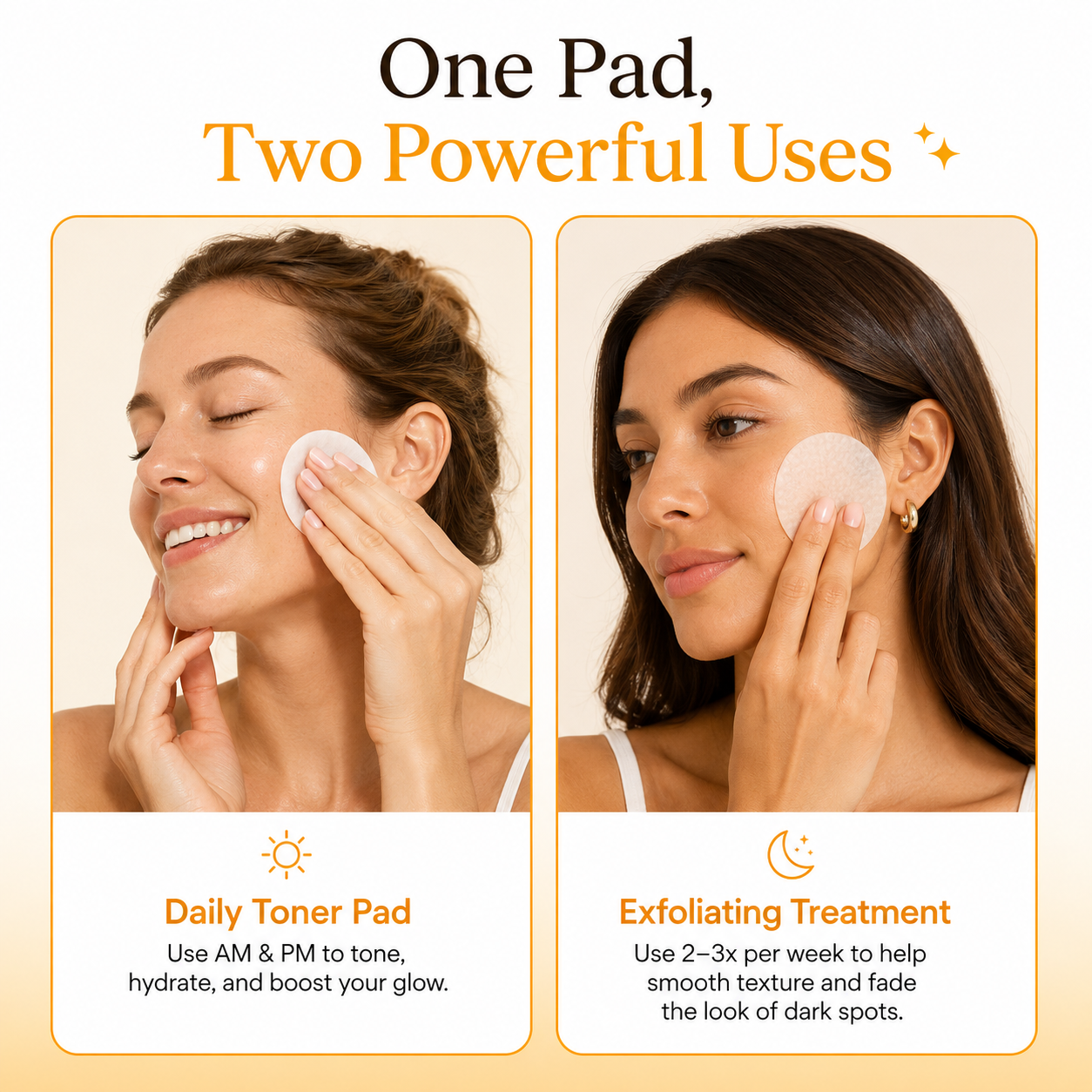 Korean Brightening Toner Pads